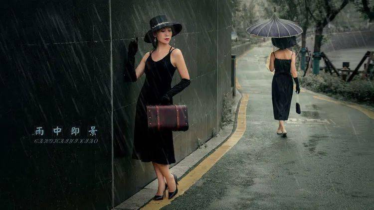 人像摄影:雨中即景