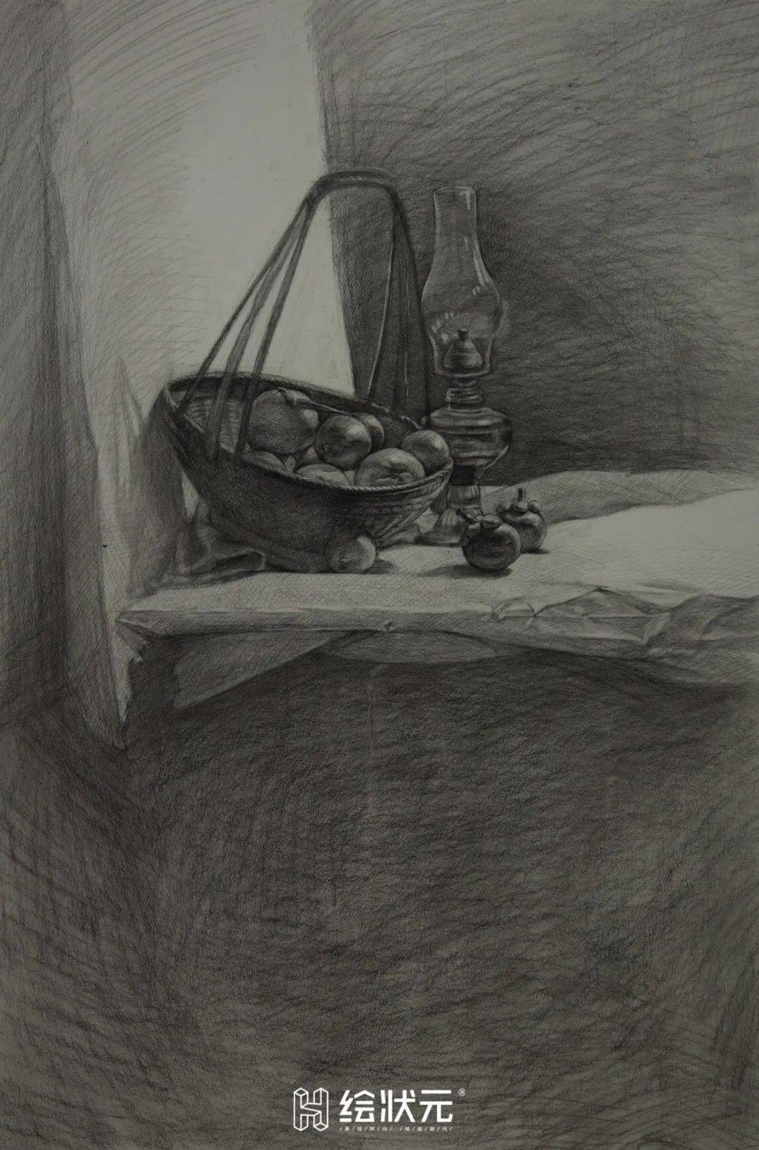 从零基础到有画面感:每一张静物素描都是同学们的倾心