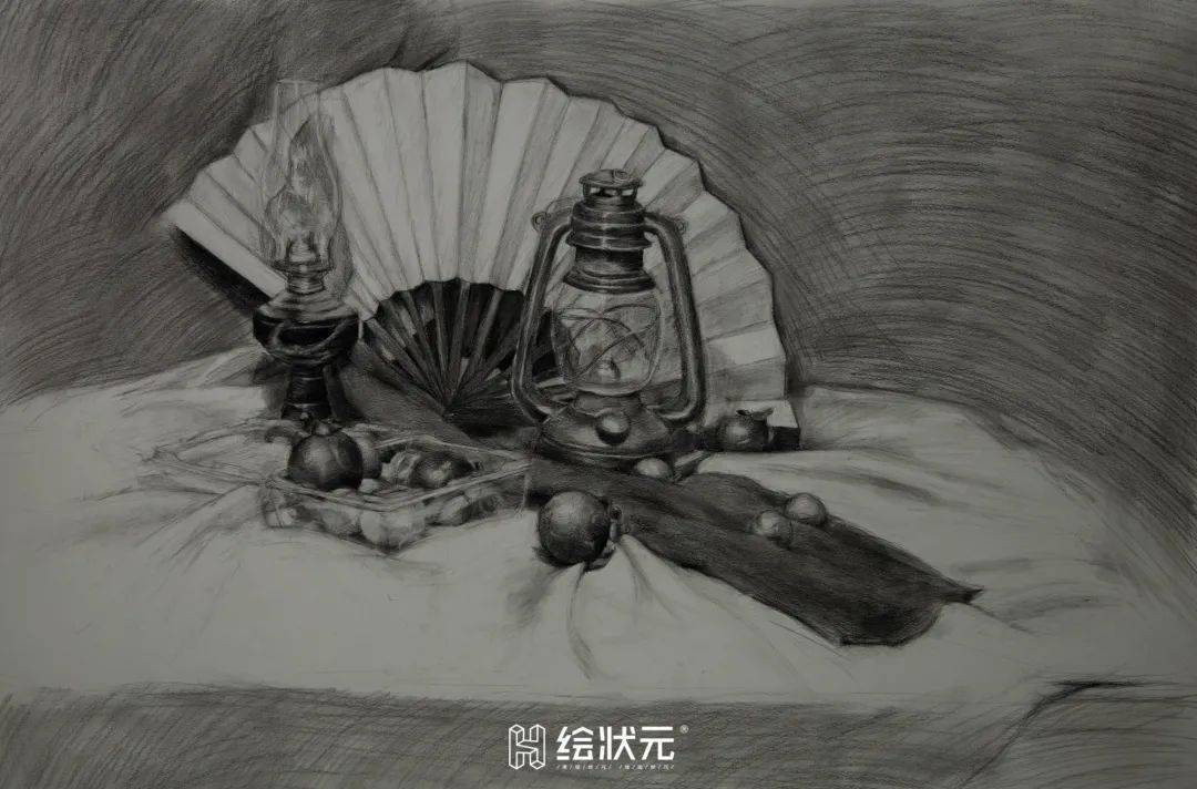 从零基础到有画面感:每一张静物素描都是同学们的倾心