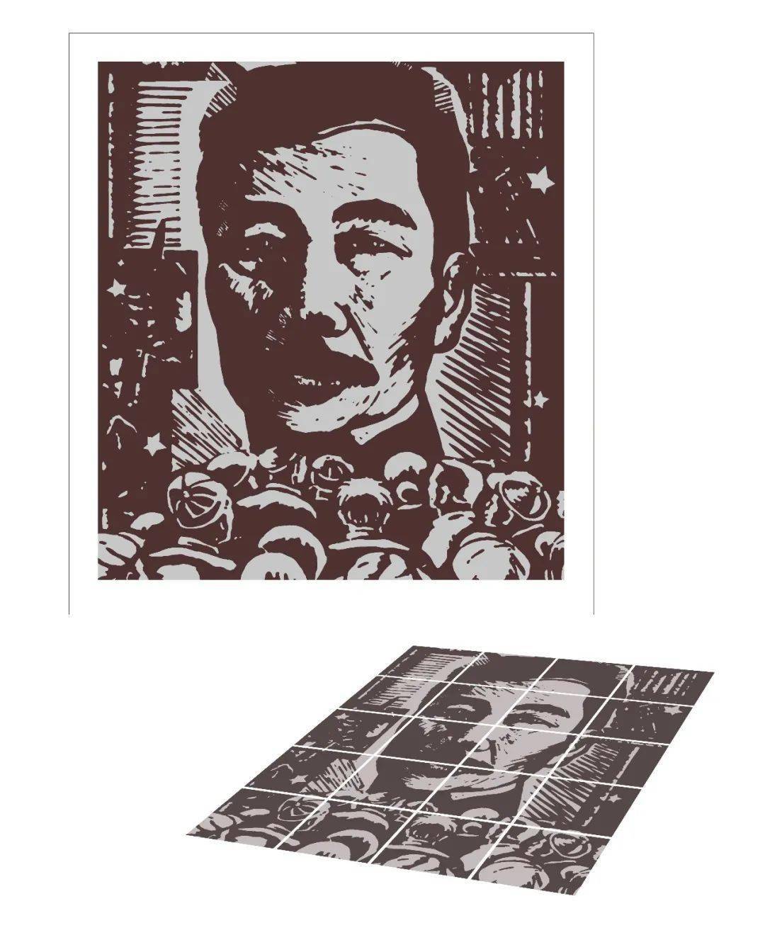 上海鲁迅纪念馆:追摹版画——鲁迅像拼合木刻版画体验