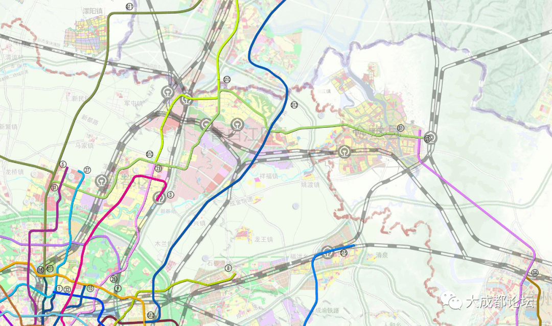 关于成都市域铁路s1线和s2线的最新回复