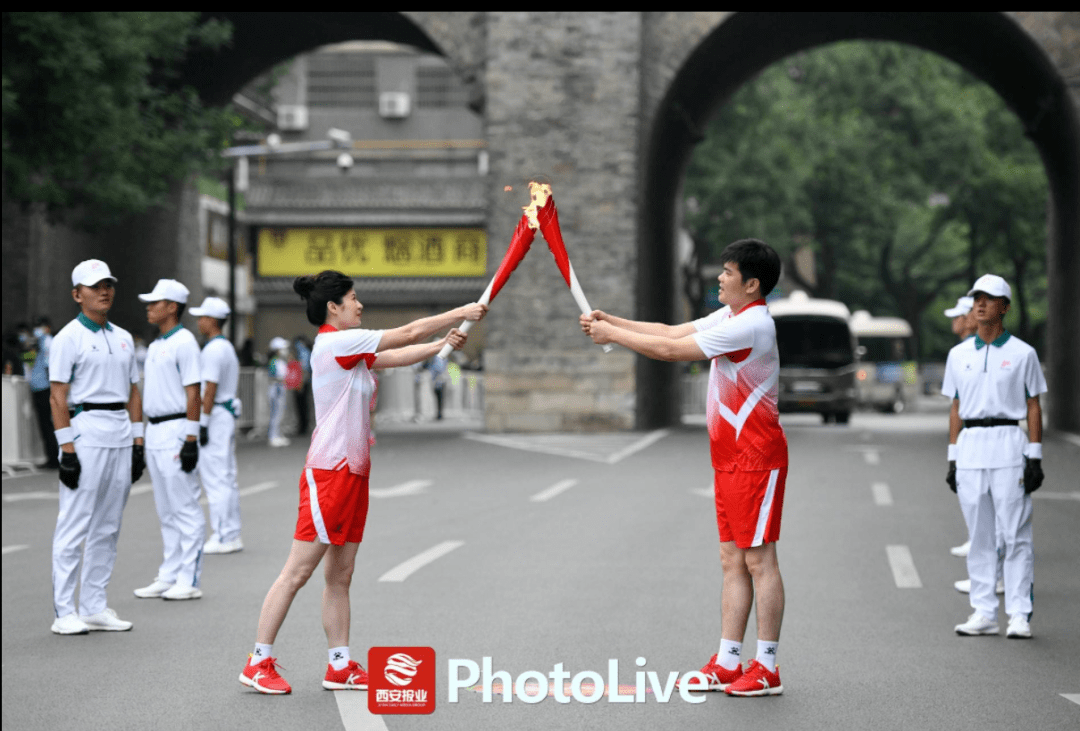 十四运会和残特奥会火炬传递今日从永宁门开启