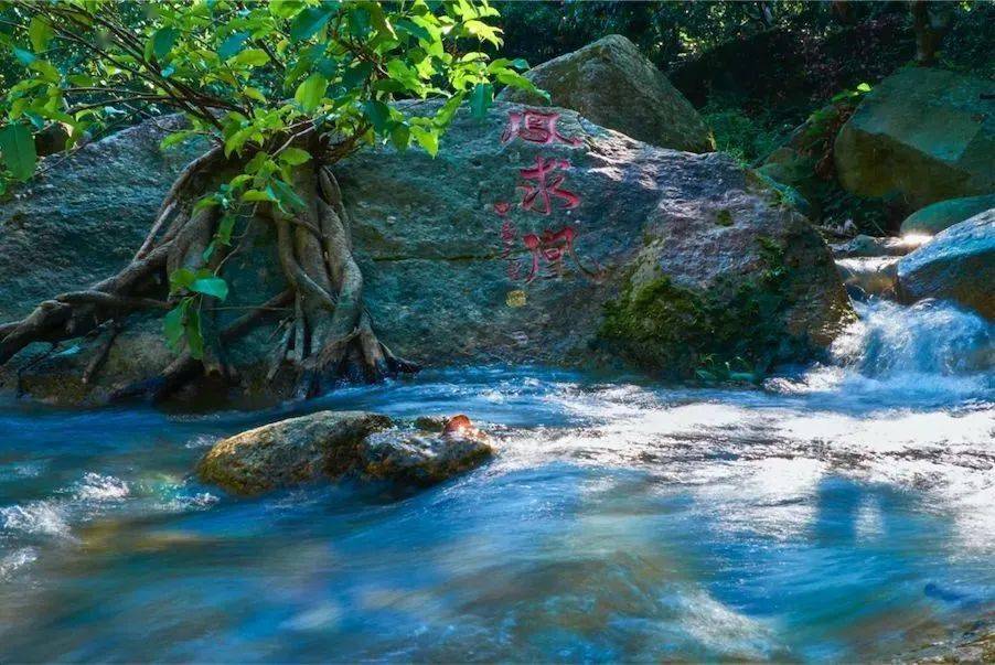 凤溪戏水享受这清凉的山溪流水享受夏日小清凉不同的风格融合在村落