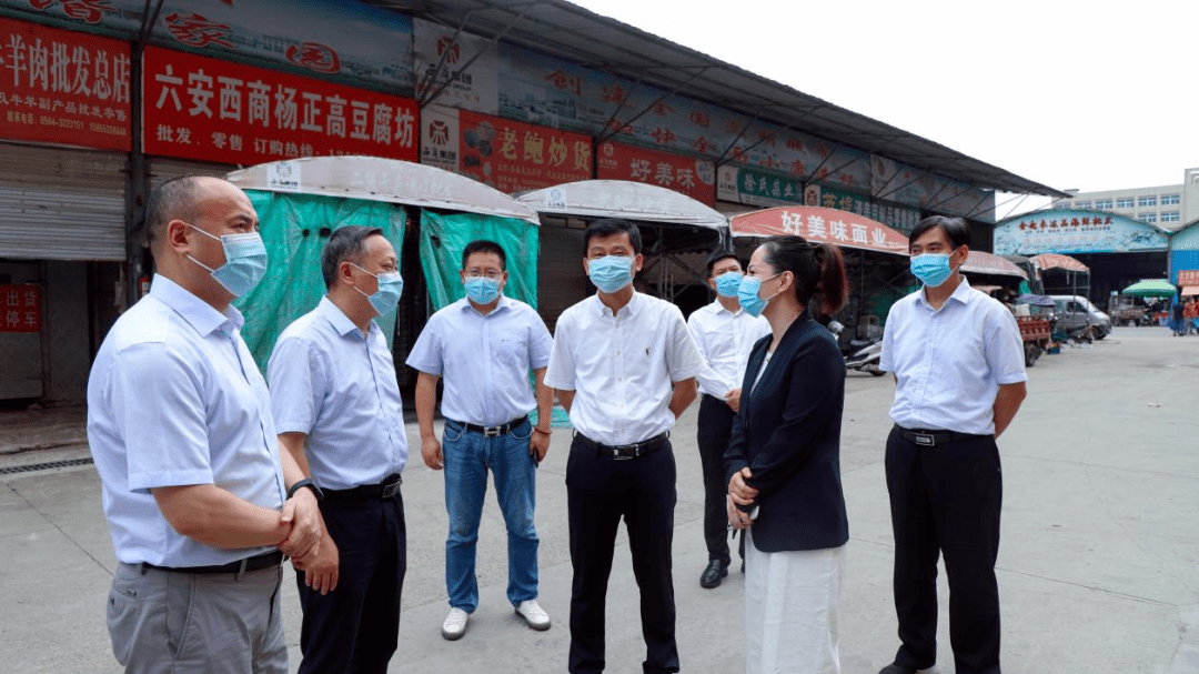 局长方厚奇,六安市金安区区委常委,常务副区长周泽道等陪同下来西商农