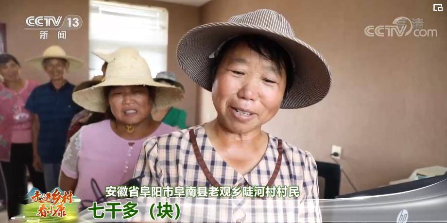 安徽省阜阳市阜南县老观乡陡河村村民: 七千多(块).