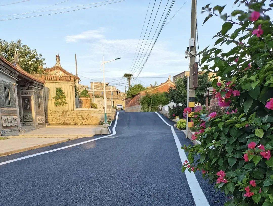 赞新店村主干道大变样