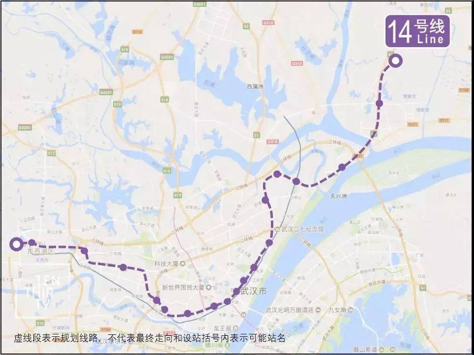 多条经黄陂武汉地铁第四期规划调整第五期规划申报迎重大进展
