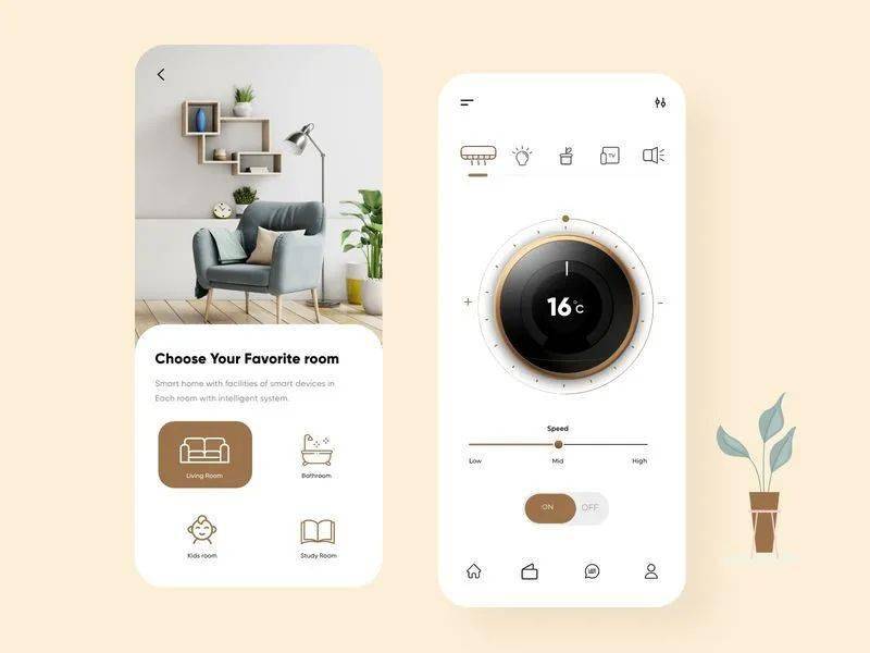 设计灵感:12 款智能家居 app 界面设计