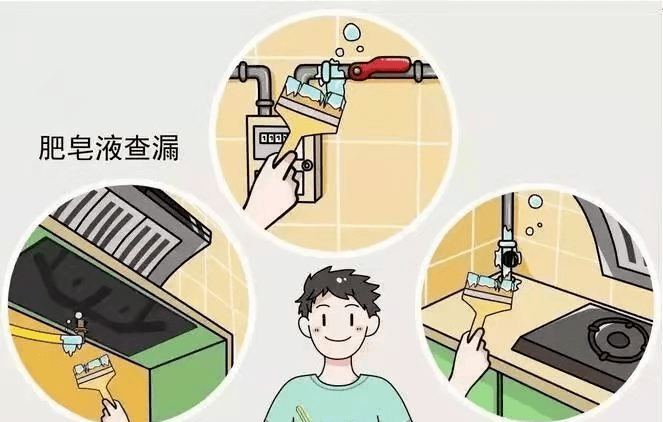 定期对燃气灶具连接胶管进行检查,发现老化,龟裂应立即进行更换