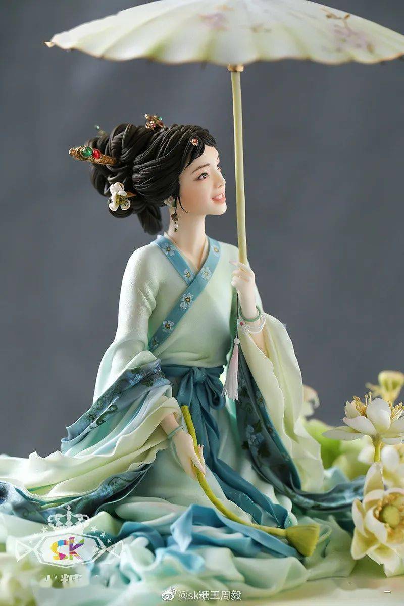 这么美的古风翻糖人偶蛋糕你舍得吃吗