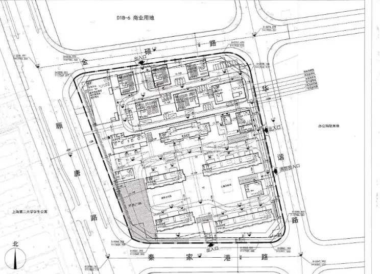 这里将新建办公及住宅项目, 浦东新区曹路中心镇区d1e-11地块(办公及