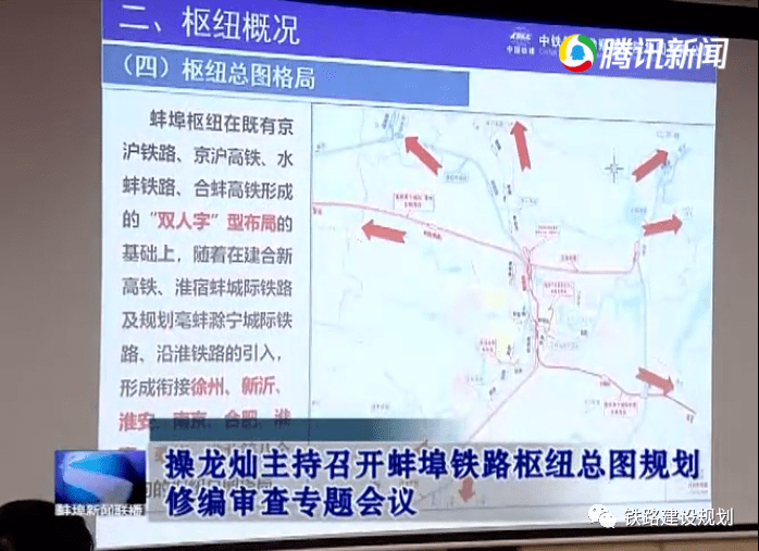 蚌埠铁路枢纽总图规划修编审查会召开,蚌埠"米"字型高铁枢纽