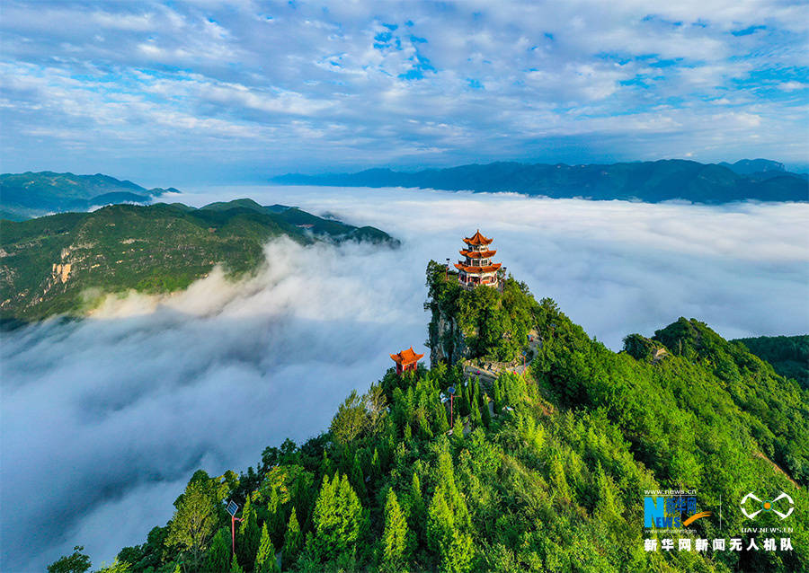 唯美|雨过天晴 重庆云台寺现烟雾美景