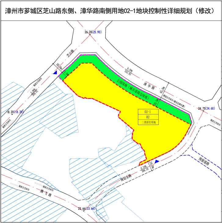 漳州市中心一高端住宅用地控规修改