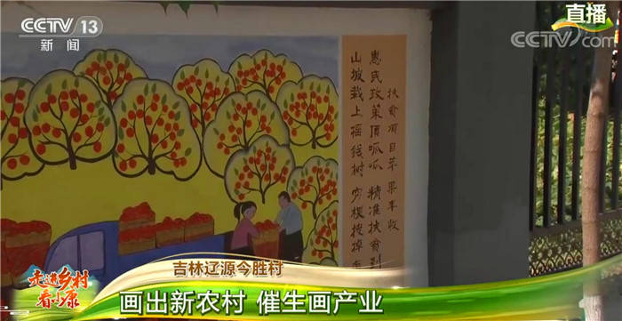 吉林|走进乡村看小康 | 吉林辽源今胜村：画出新农村 催生画产业