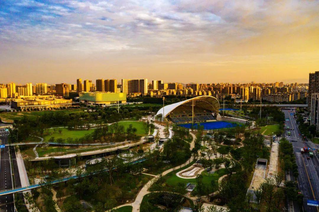 空中俯瞰大运河亚运公园!拱墅这条全长7.2公里的绿道下月完工