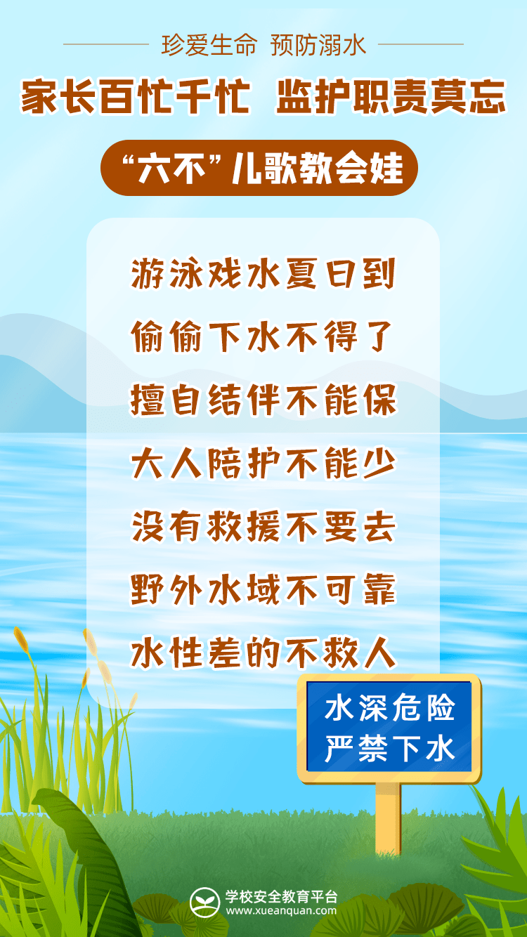 【珍爱生命 谨防溺水】警钟长鸣!防溺水,防溺水,必须防溺水!