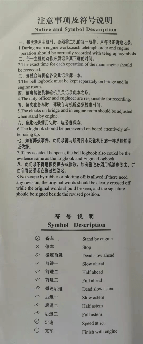 船用车钟及车钟记录簿相关要求解读_船舶