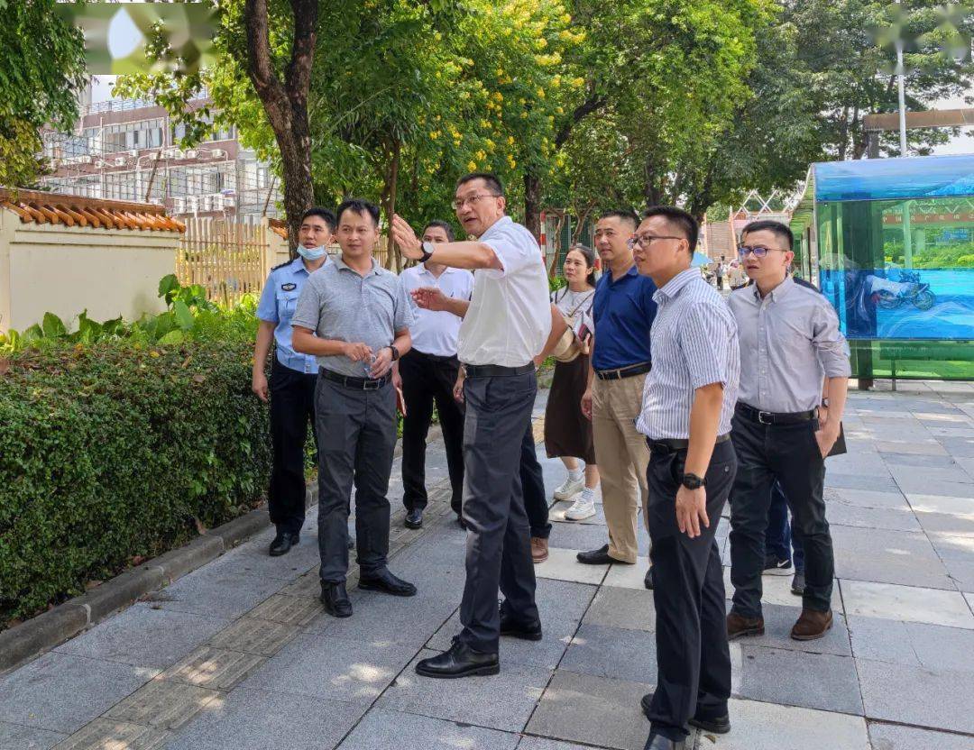 这条路两侧景观将变得更加美,朱利民实地调研时这样说_南城街道