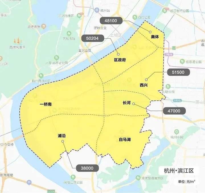 杭州2021年新房限价地图,看准了再买房!