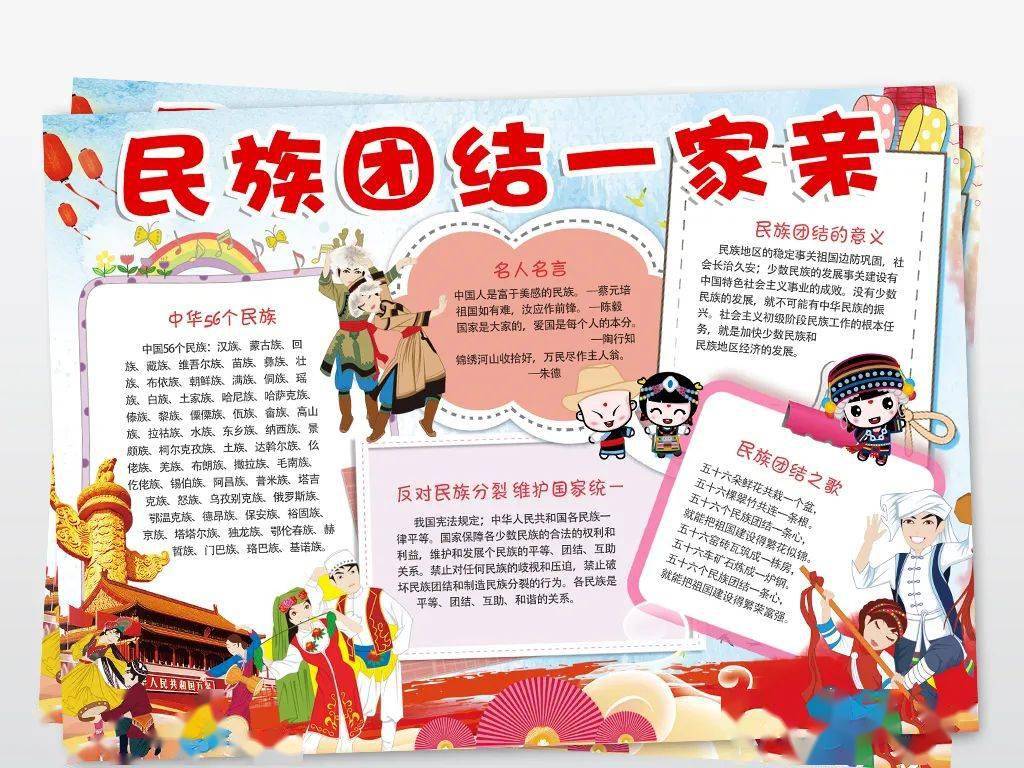 【学园动态】民族团结一家亲,同心共筑中国梦——马甲意绥中心幼儿园