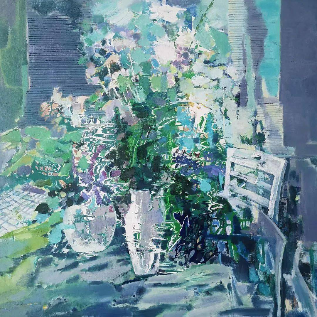 120x130cm布面油画2021曲婀岚《足记》130x170cm布面油画2021孙世勇