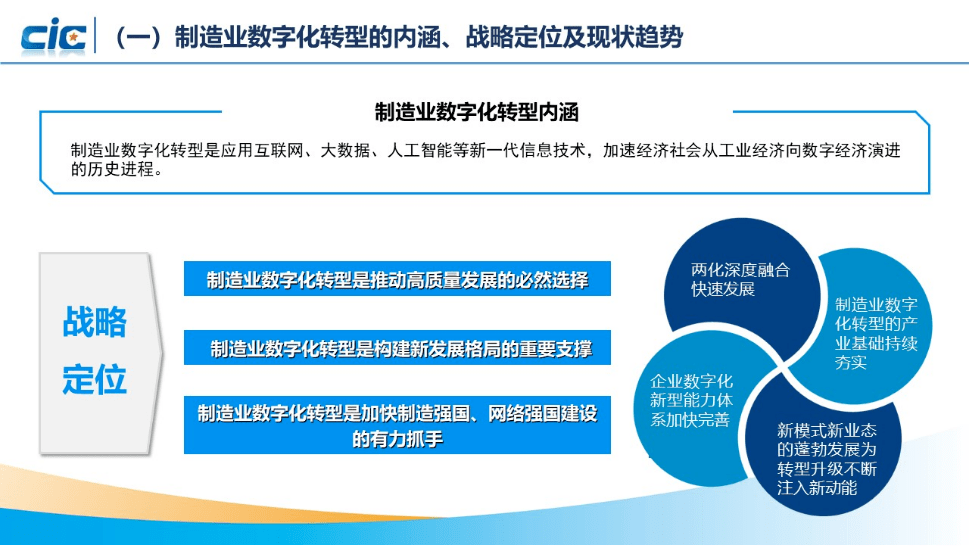 第二届两化融合暨数字化转型大会成果发布制造业数字化转型评价框架