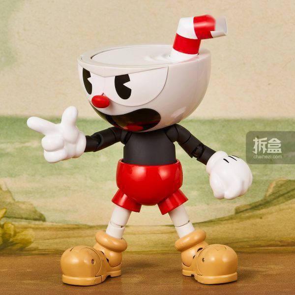 1000toys cuphead 茶杯头 马克杯人 可动人偶手办潮玩