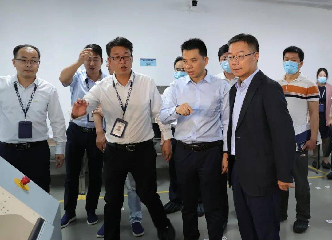 今天区委书记带队实地调研