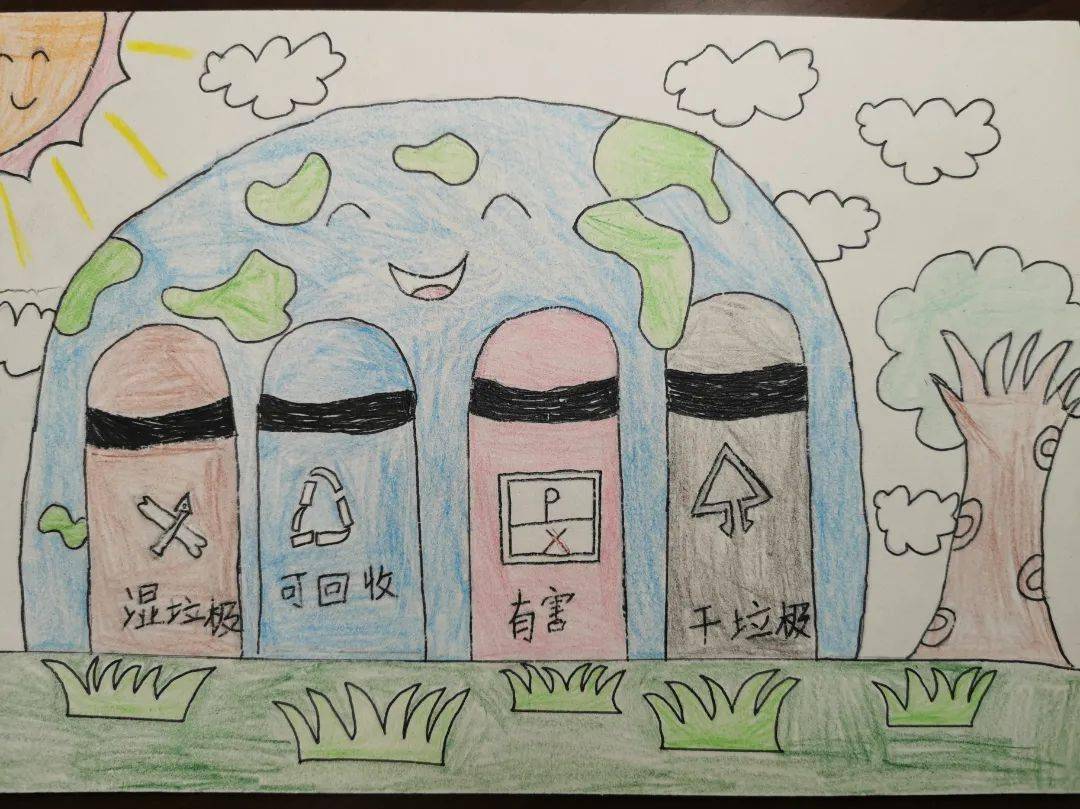 【活动掠影】践行垃圾分类 描绘美丽家园——乐业小学