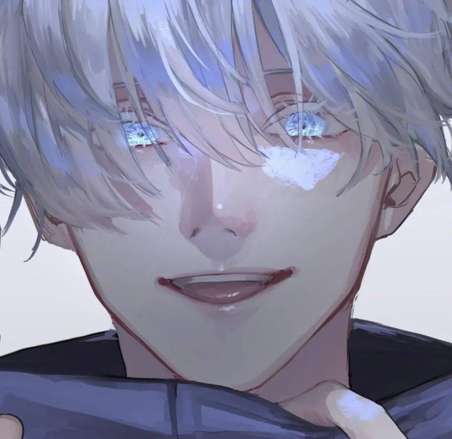 绝美蓝色系动漫男女头像_高清