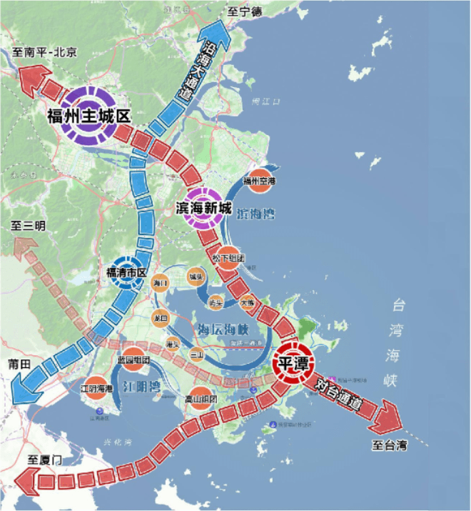 1万亩地块规划公示!铁路贯穿直达高铁站,海峡城市