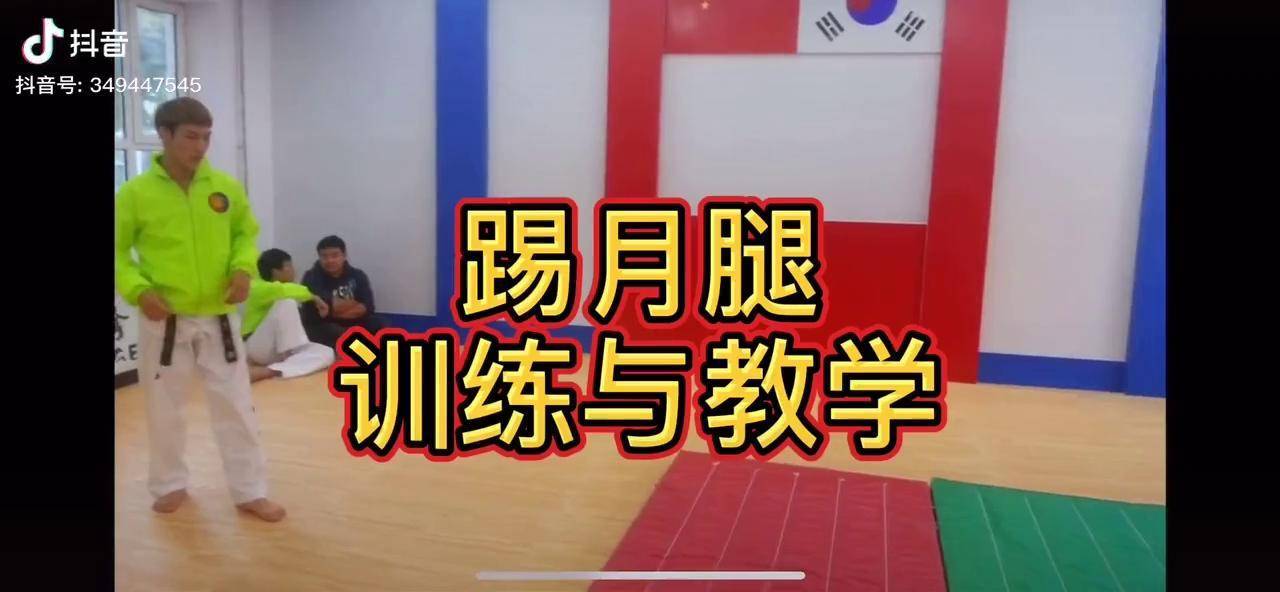 跆拳道跆拳道特技踢月腿训练与教学
