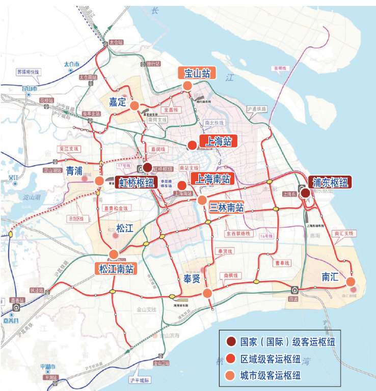 区域一体化背景下的上海市域铁路线网规划建议_线路