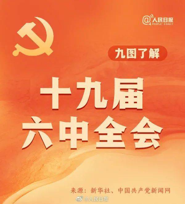 九张图带你了解十九届六中全会