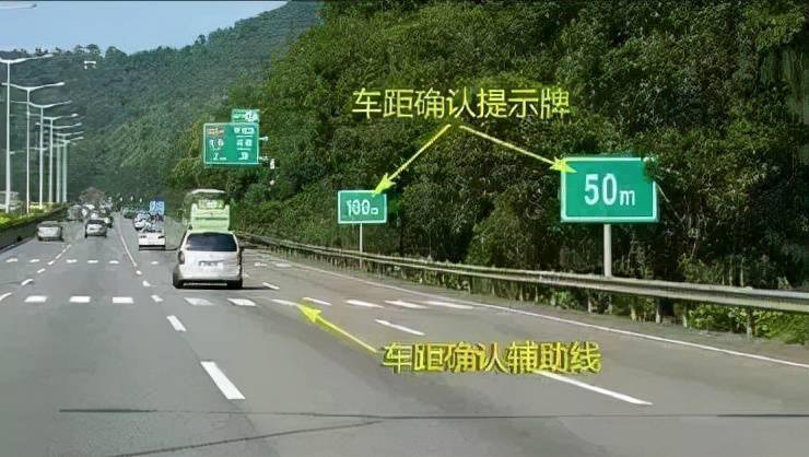 1,判断车距 在高速公路上,每隔一段路程,就会设置一组车距确认标志