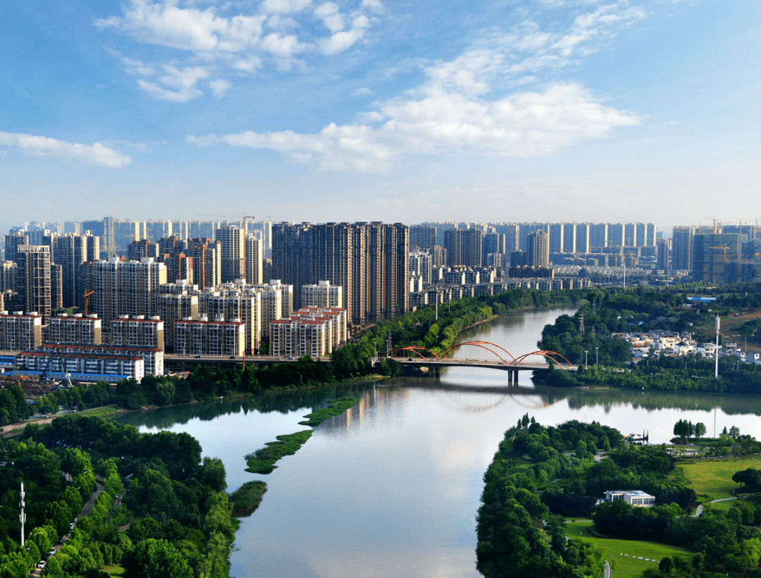 南山新区淠河湿地公园森林城市凤凰河河西景观大道月亮岛这么美的六安