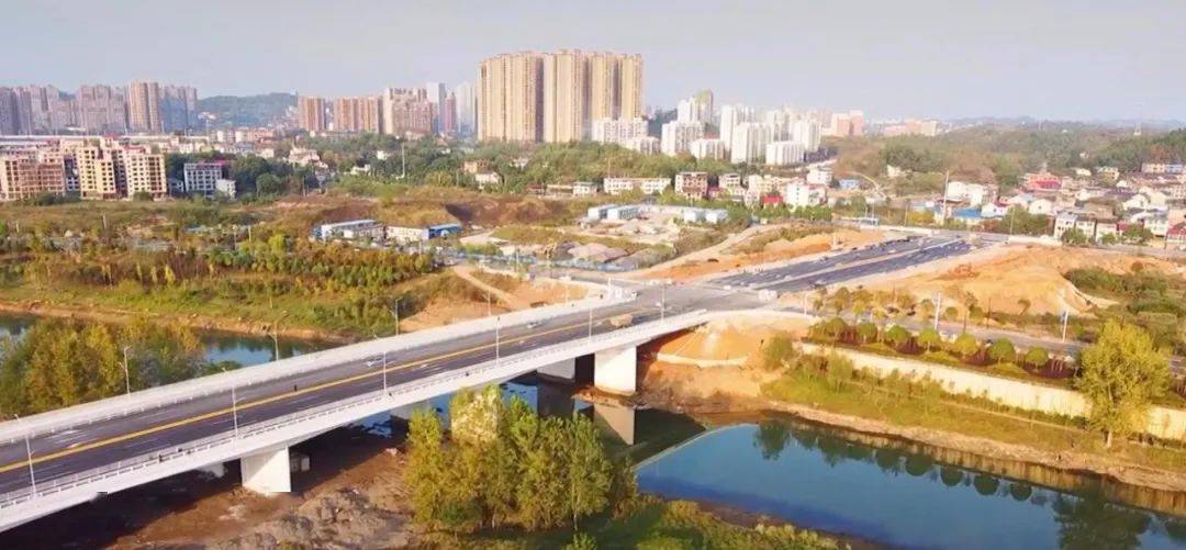 邵阳这座新建大桥已通车双向8车道