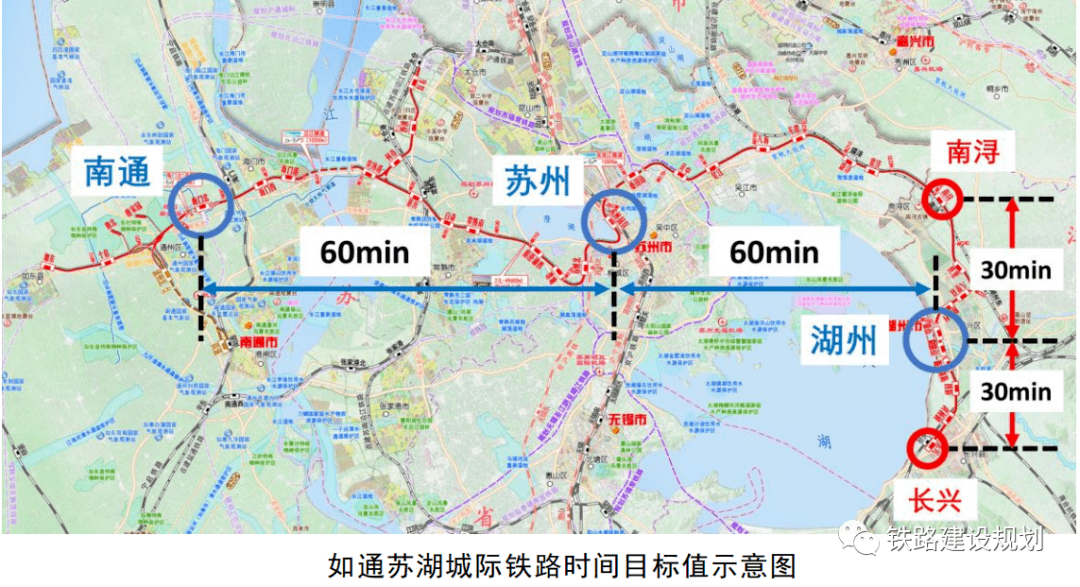 如通苏湖城际铁路浙江段勘察设计招标线路方案出炉