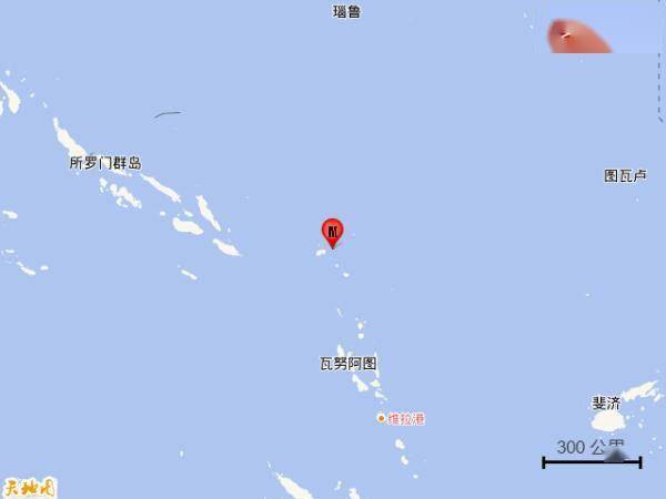 圣克鲁斯群岛发生6.3级地震