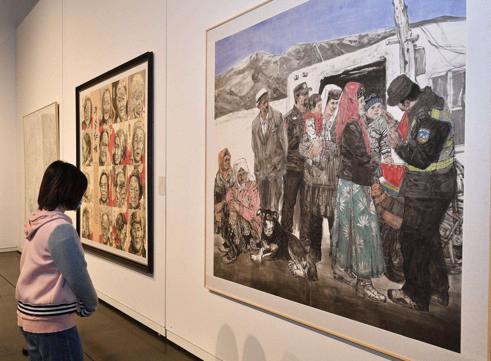 "第七届全国画院美术作品展"在郑州开展