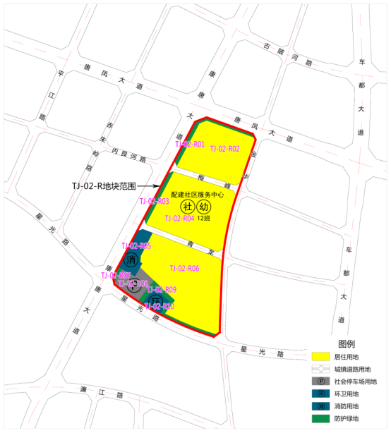 关于唐江镇中心镇区控制性详细规划tj02r地块规划控制指标的公示