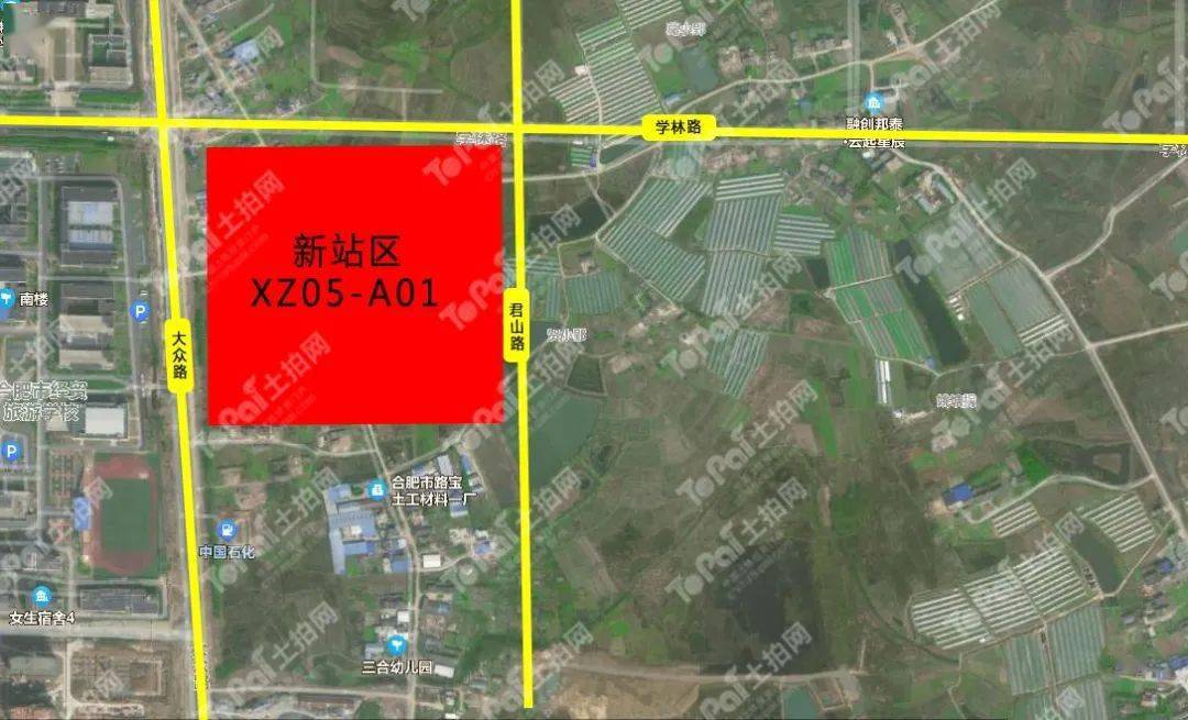 合肥剧透新站区4宗巨无霸地块共计113535亩预计2022年亮相