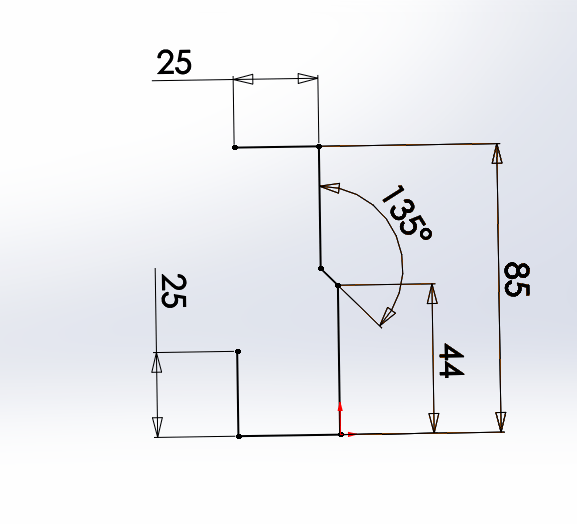 ggd柜侧框solidworks钣金展开