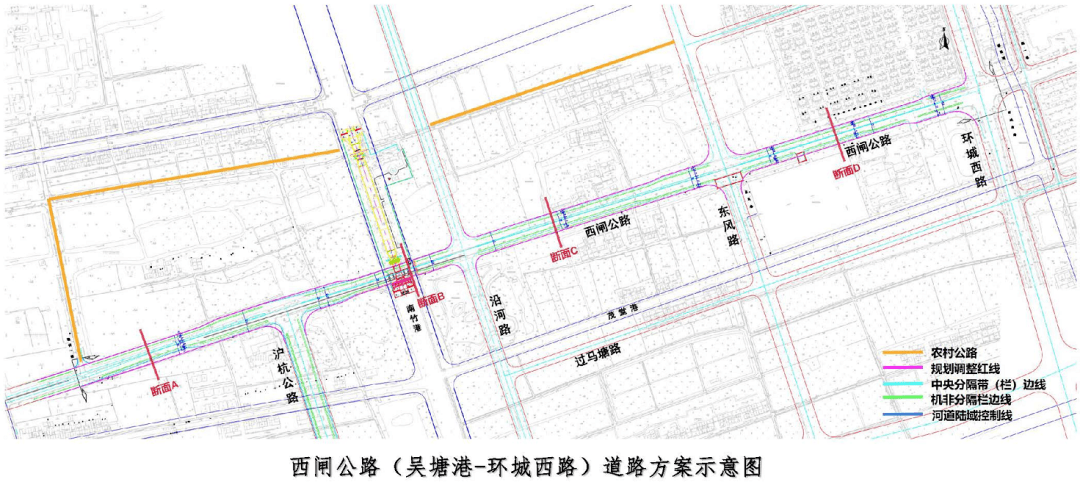 奉贤西闸公路的这段道路将有新变化