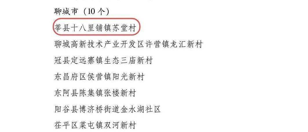 十八里铺镇苏堂村被命名为"全省民主法治示范村"_莘县_普法_社区