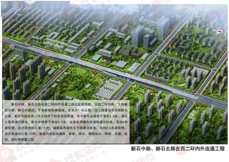 石家庄五条道路连通工程设计方案公示_二环_新石_大街