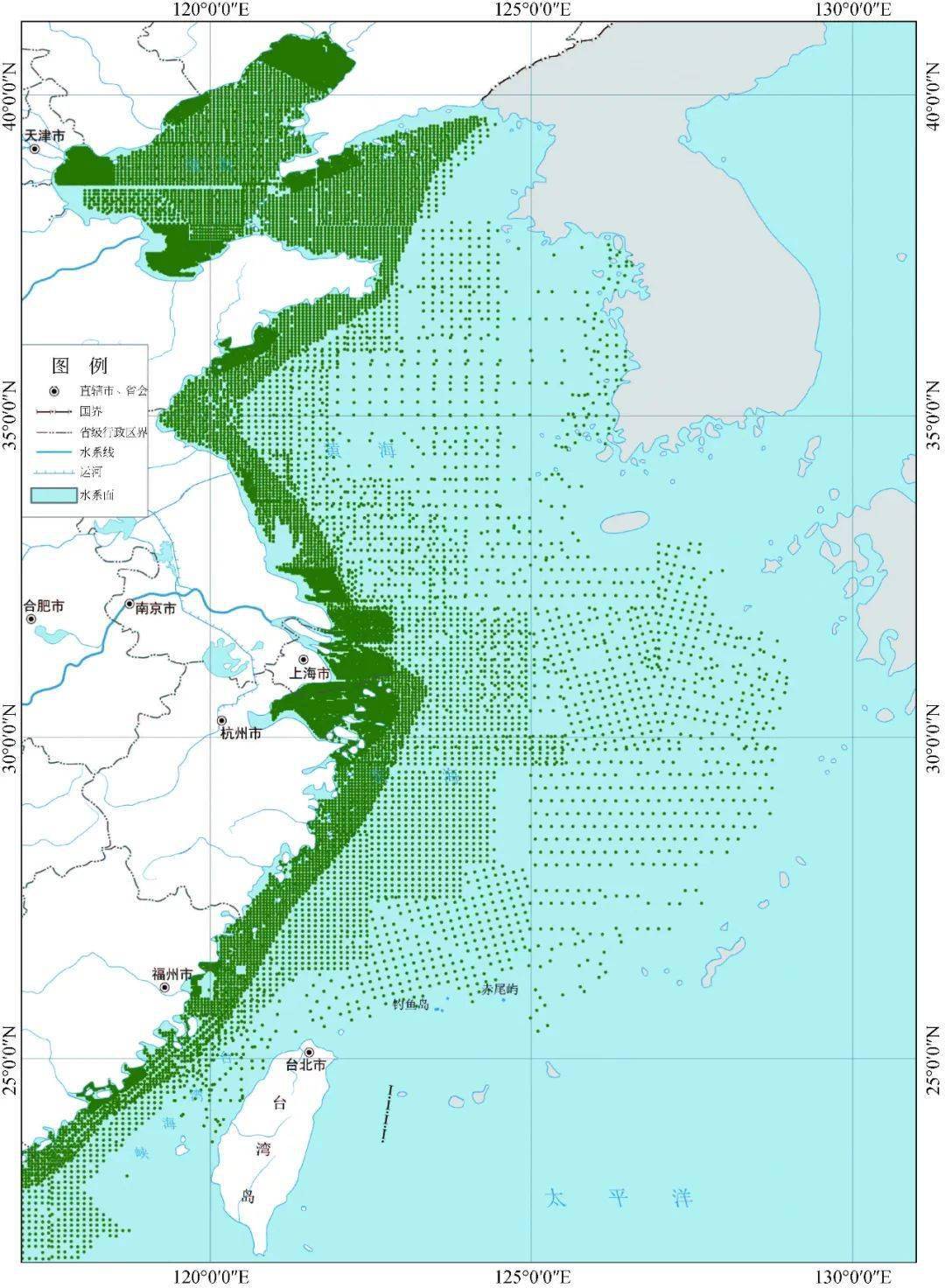 渤海黄海和东海沉积物类型图中国东部海域沉积物类型图石学法等编著