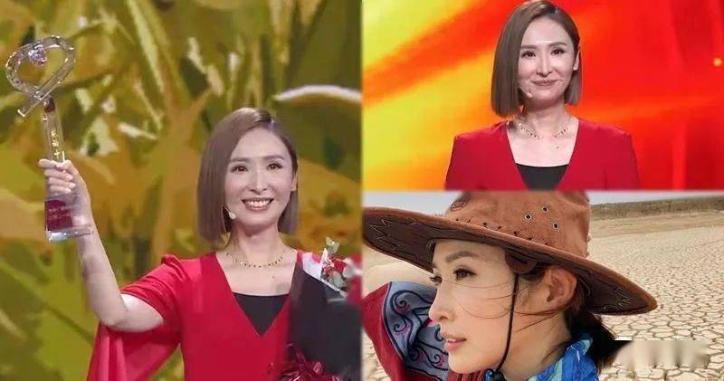 tvb主持人陈贝儿在《感动中国2021年度人物颁奖盛典,获评「感动中国