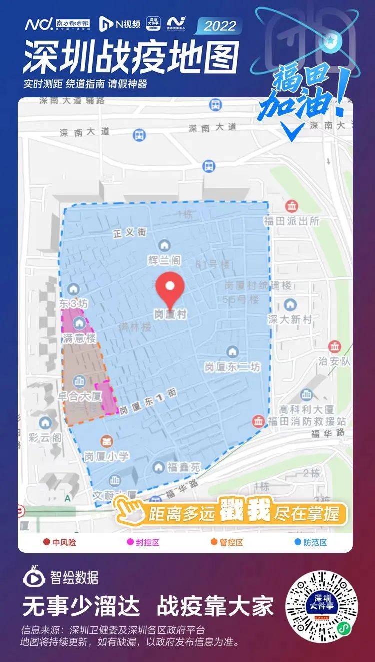 涉这些地区,速查_福田区_街道_防控
